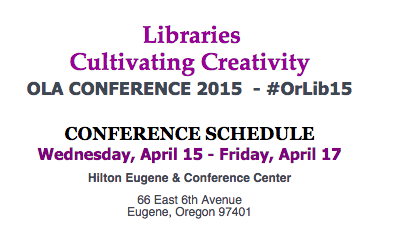 OLA 2015 Conference Schedule